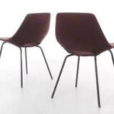 Pair of "barrel" chairs 1965 Pierre Guariche