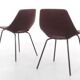 Paire de chaises "tonneau" 1965 Pierre Guariche