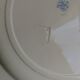 Gien plate in ivory iron - Saint-Quentin - WWI