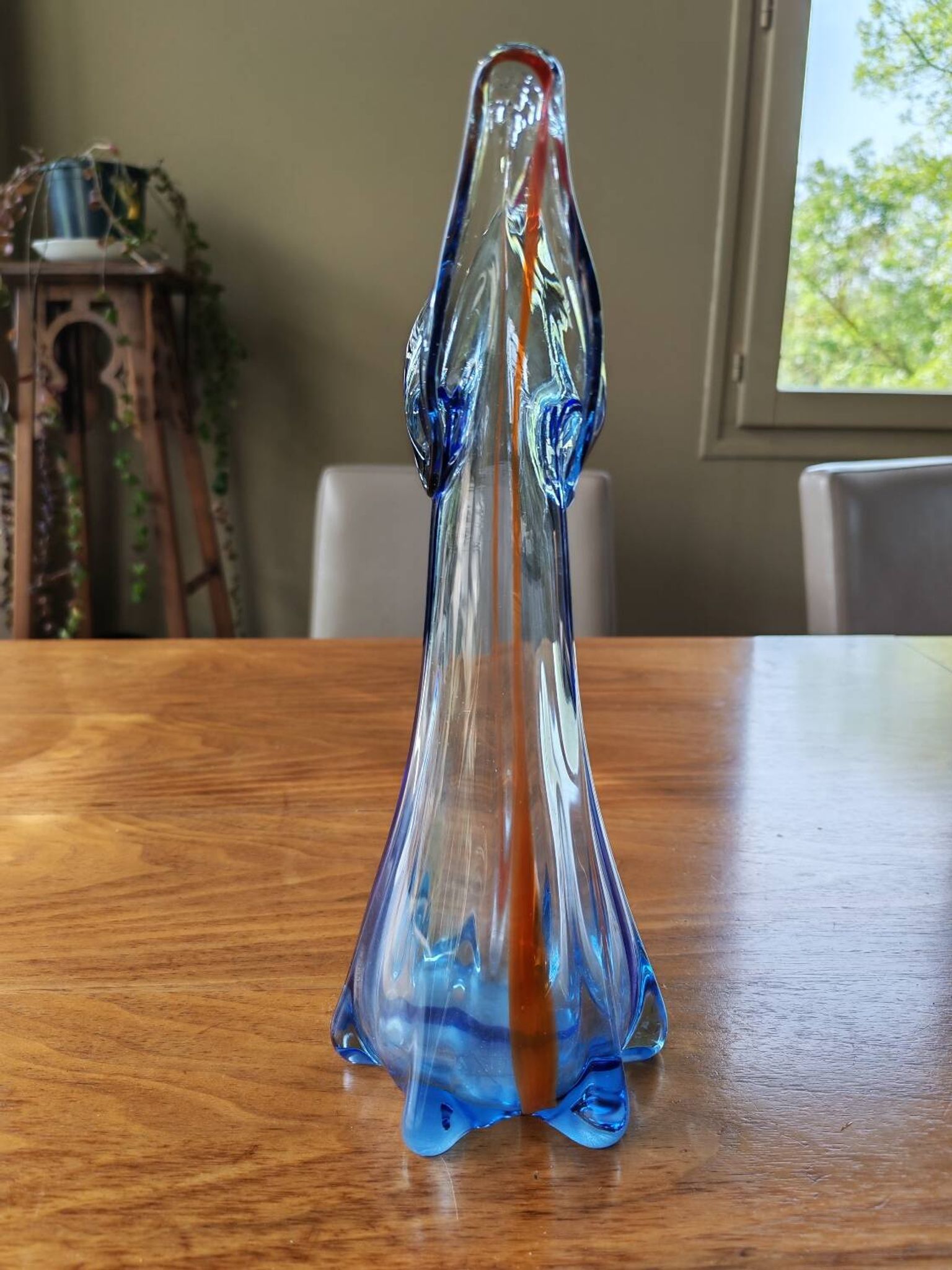 Vase vintage en verre de Murano