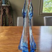 Vase vintage en verre de Murano