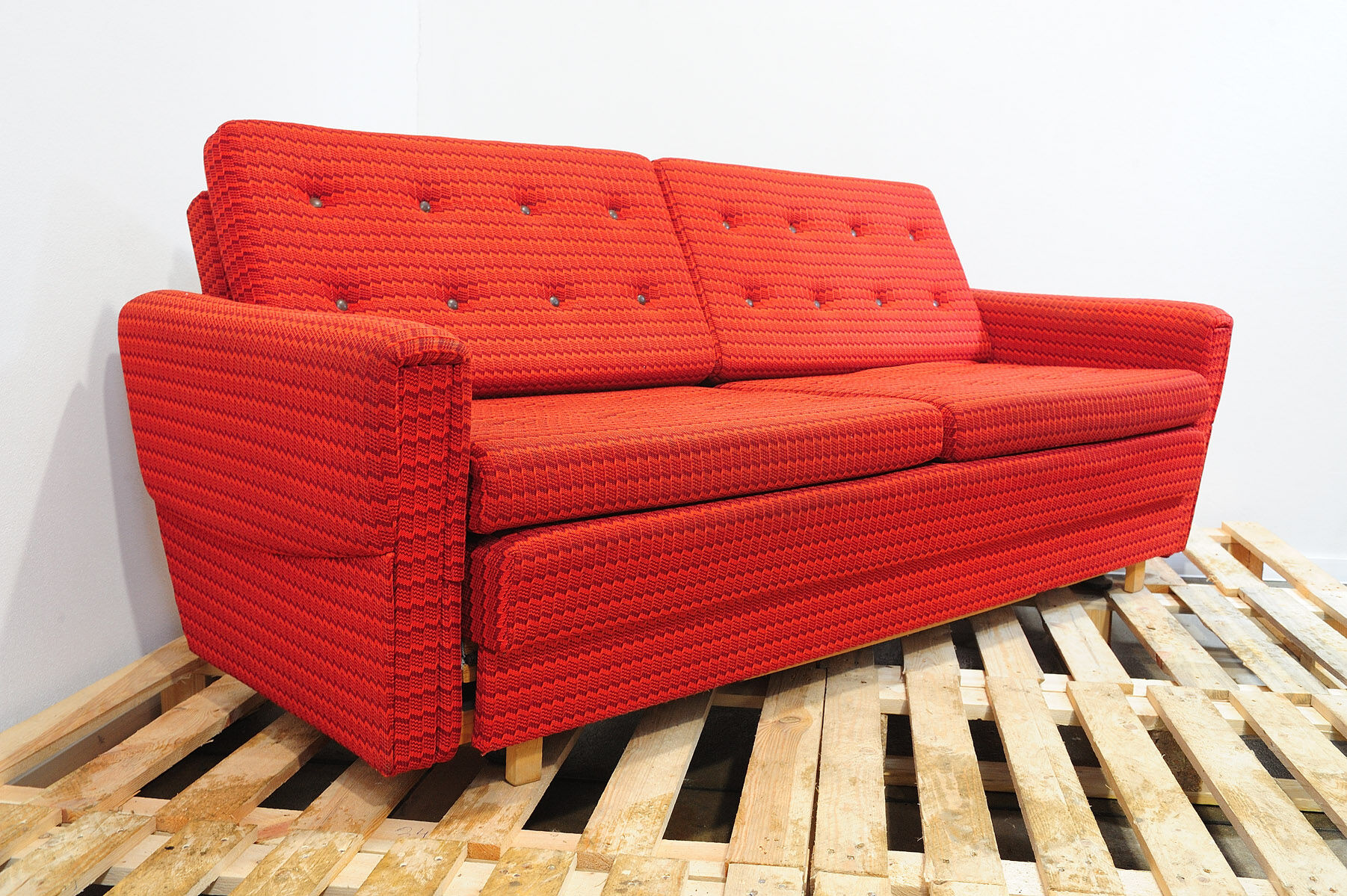 Ensemble de salon vintage bloc de l’Est, Tchécoslovaquie, années 1970