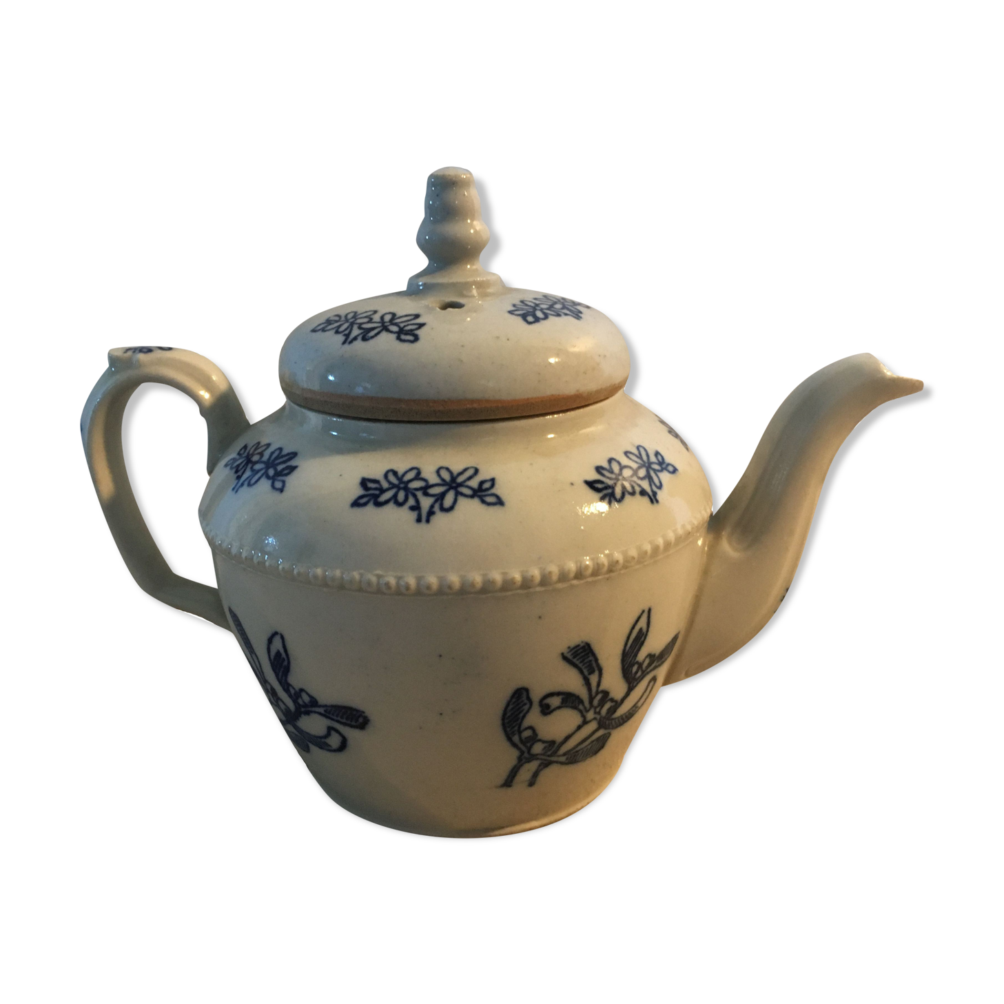 Small enamelled teapot Chinese style