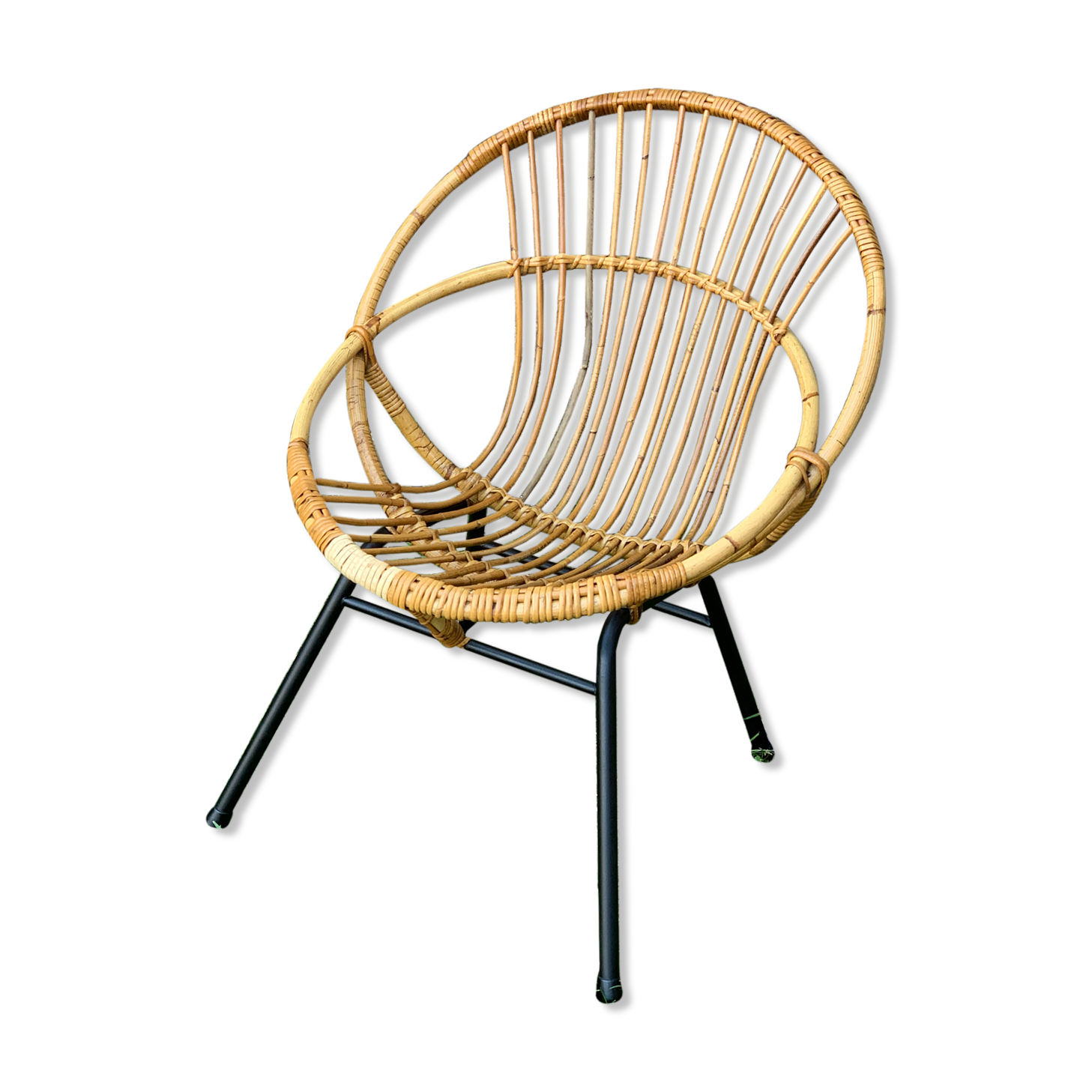 Rattan armchair
