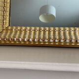 Carved and gilded wooden mirror  44x56cm