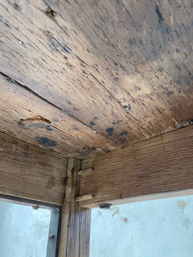 Work farm table established oak