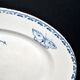 Carmen oval earthenware dish U&C Sarreguemines butterfly 35.5cm