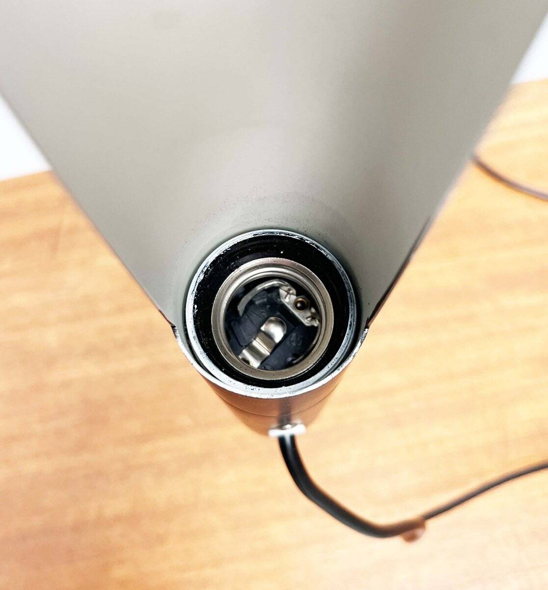 Mid-century minimalist wall lamp attributed to Egon Eiermann for Beisl, 1960s.