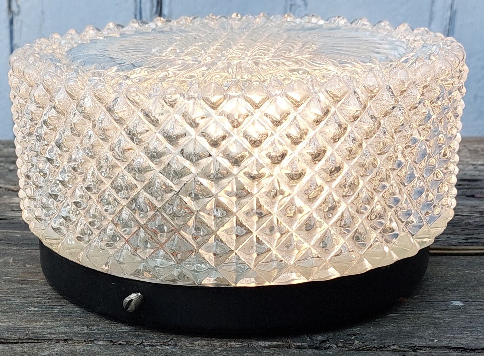 glass ceiling lamp