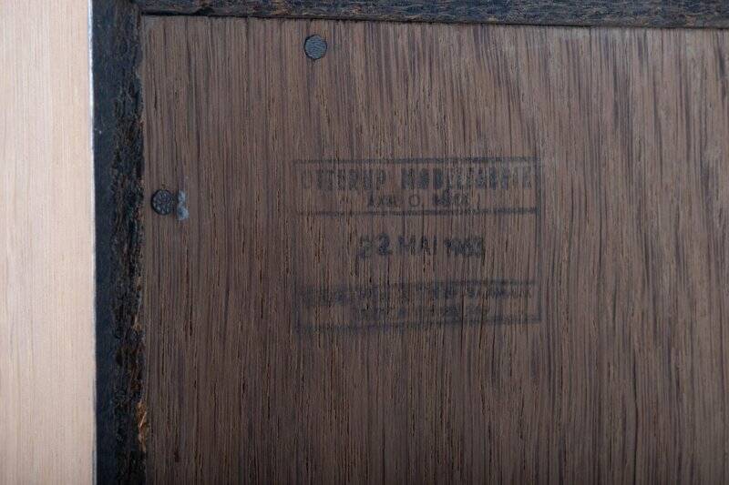 Brutalist Oak Corner Cabinet attributed to Henning Kjærnulf, Denmark, 1960s