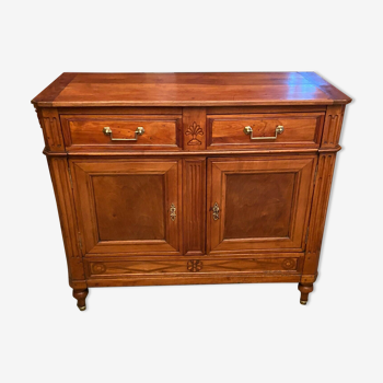 Low buffet in solid blond cherry eighteenth period Directoire