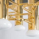 Mid-century chandelier designed by Sciolari, 1970s.