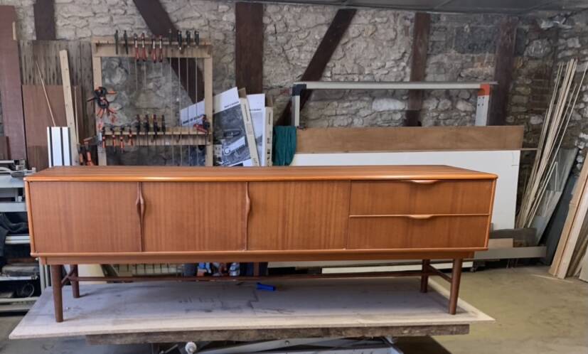 Vintage Scandinavian teak sideboard