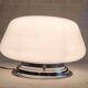 Art Deco ceiling light with opaline globe - mid 20th century