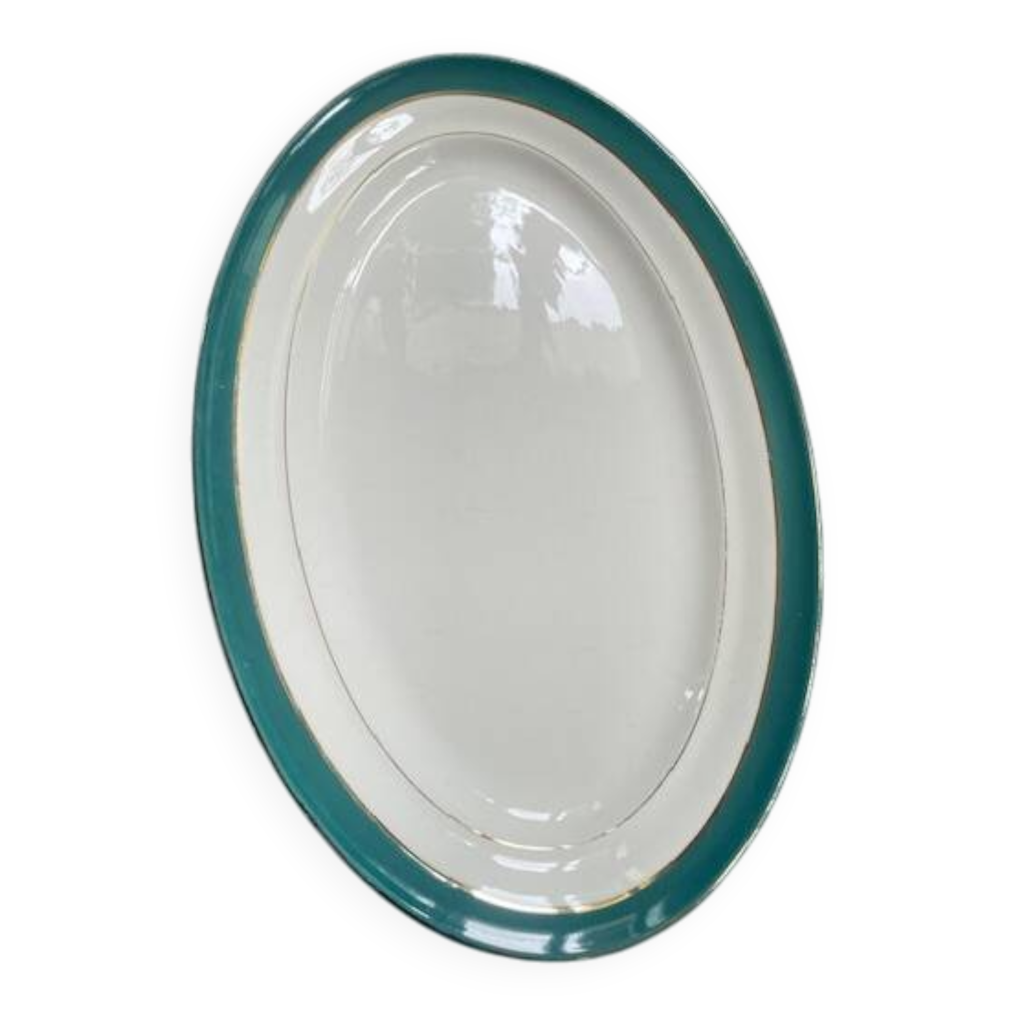 small vintage plate half porcelain model Florence