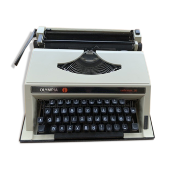 Machine à écrire Olympia comformatic 241 vintage 1970