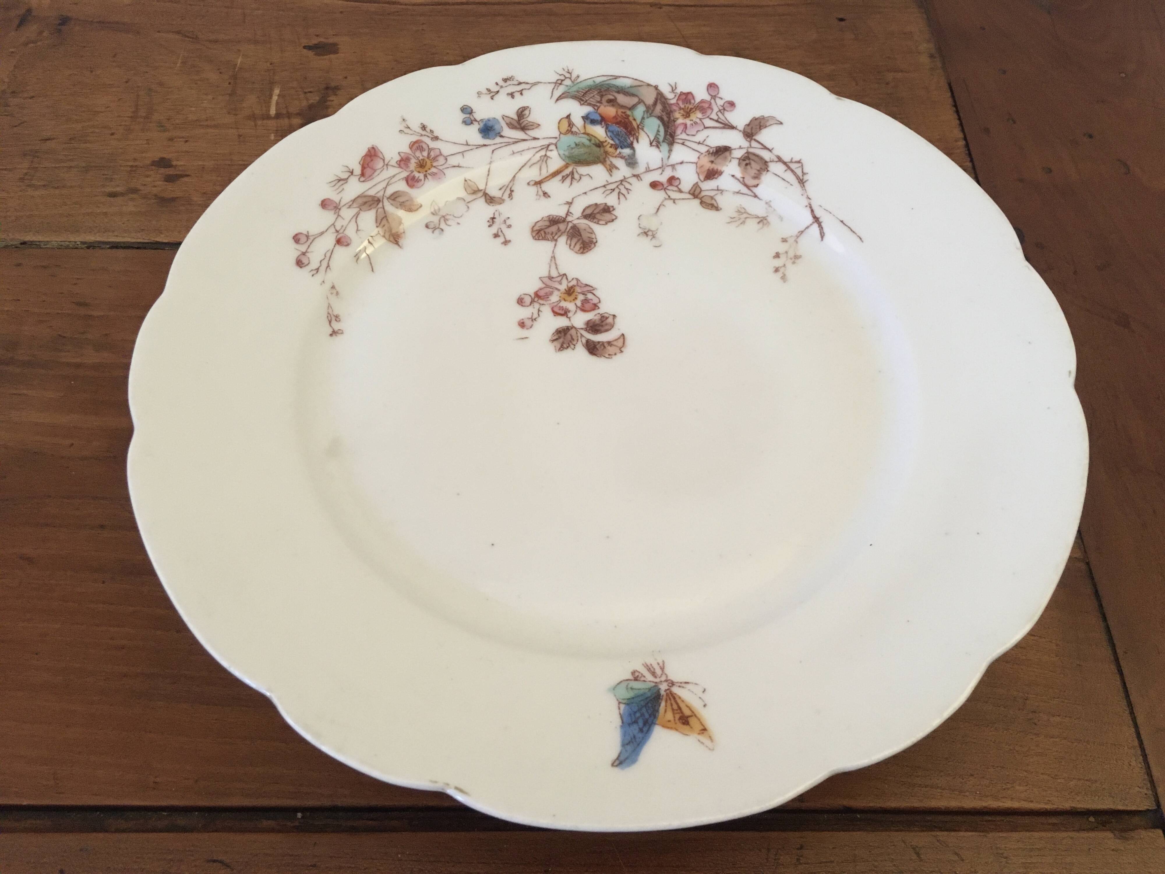 Antique dessert plate