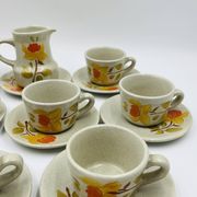 Service Café Thé Grès Saint-Amand Jamaica Vintage