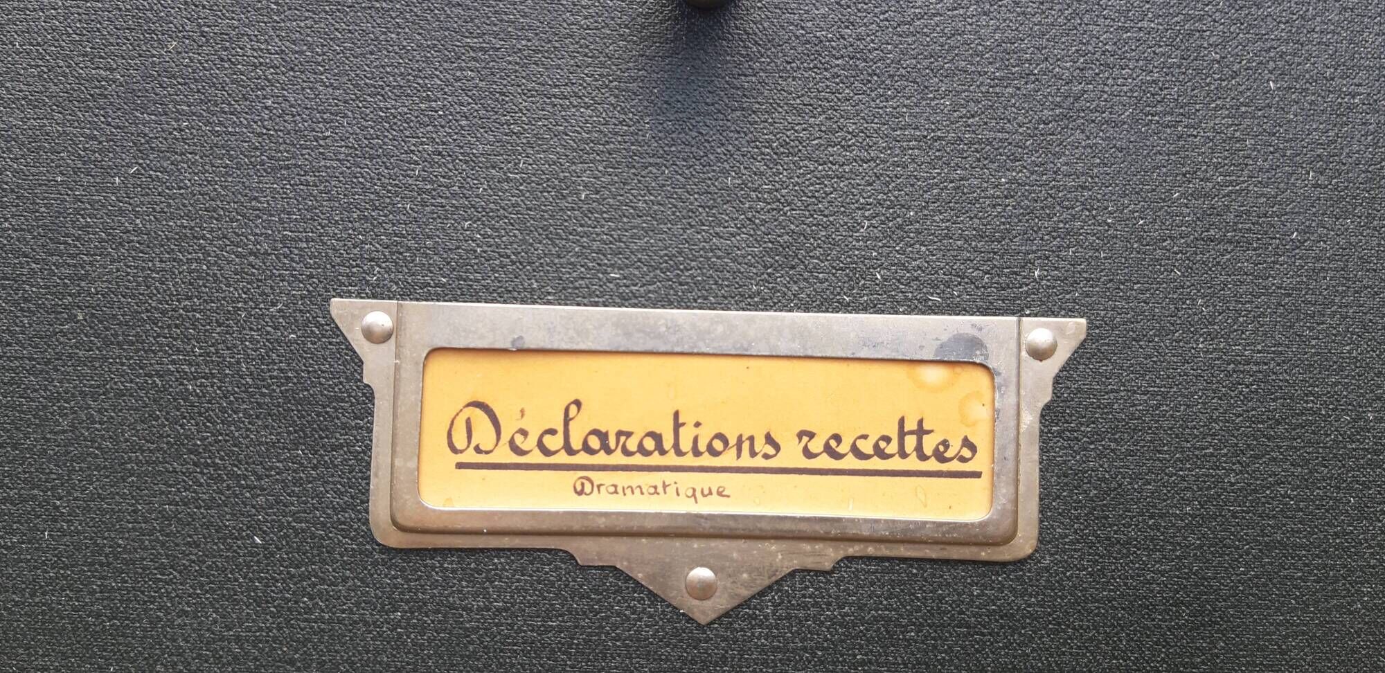 Furniture of trade bank commerce administration office notary cardboard 1930