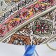 Vintage blue crystal table lamp Val Saint Lambert (unsigned)