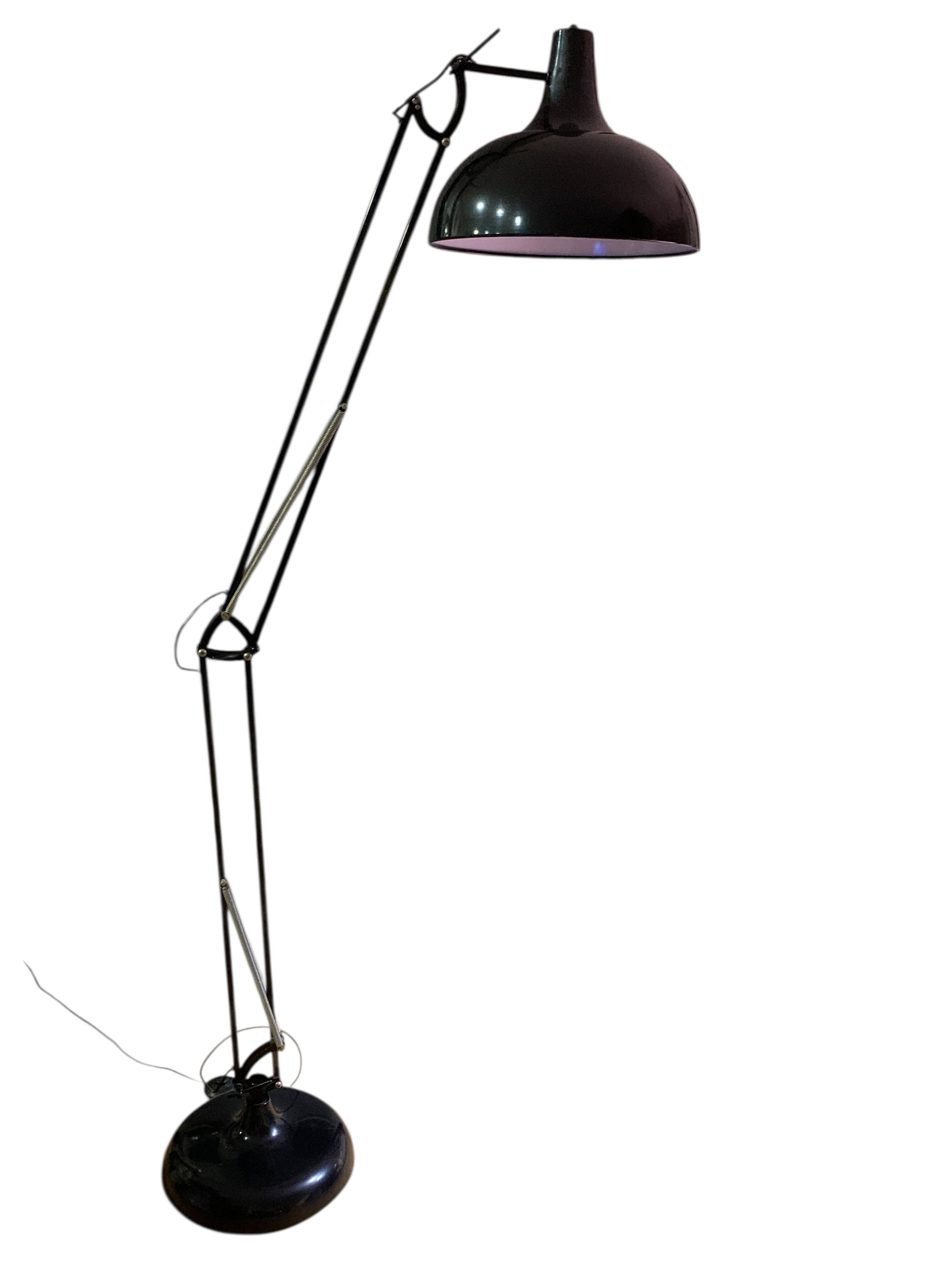 Vintage Agemob architect style floor lamp 1970s