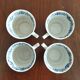 Ridgway "Windsor" English mocha cups blue