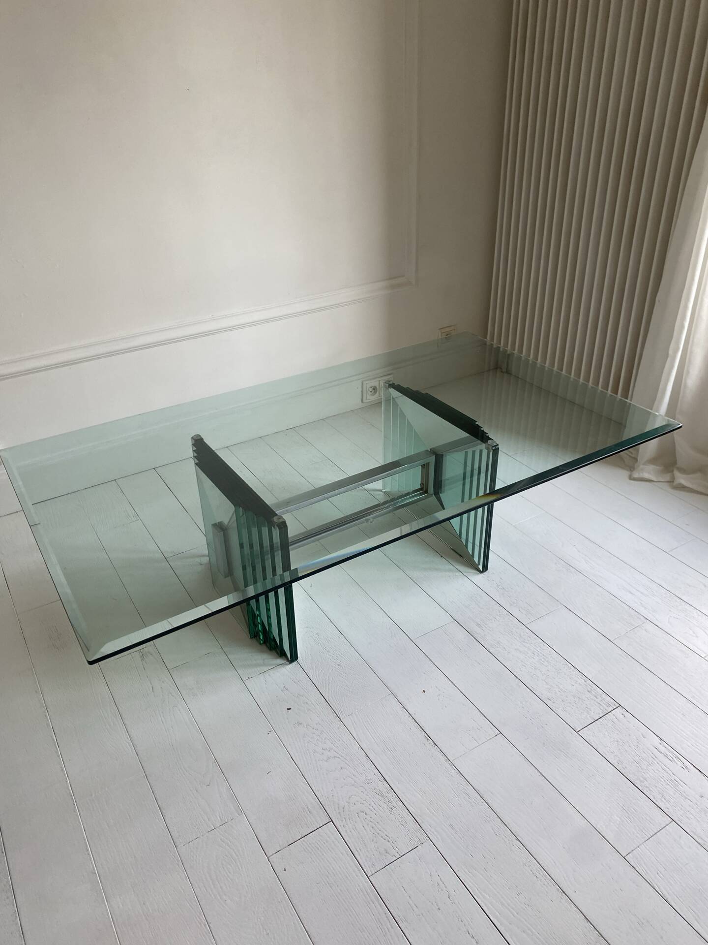 Gallotti & Radice - glass coffee table
