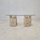 Magnussen Ponte Mactan Stone Coffee or Fossil Stone Table, 1980s