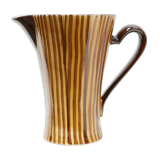 Vintage ceramic pitcher by the Sarreguemines manufacture