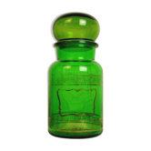 Moulded glass pharmacy jar