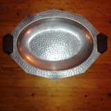 Hammered metal serving tray