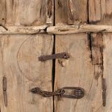 Naya - Ancienne porte indienne en bois massif