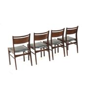 Set of 4 vintage rosewood dining chairs made in the 1960s