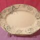 Two oval dishes Boulenger Choisy le Roi Derby Terre de fer
