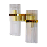 Double sconce from maison Sciolari for Lightolier, 1970