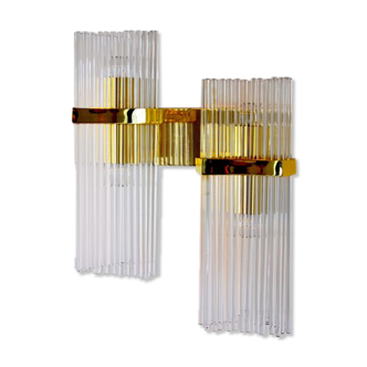 Double sconce from maison Sciolari for Lightolier, 1970