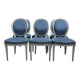 Suite de 6 chaises médaillons de style Louis XVI