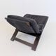 Nelo Kroken leather chair with ottoman by Ake Fribytter