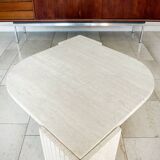 Roche Bobois coffee table formed in travertine 1970/80