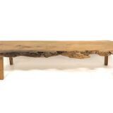 Table basse scandinave en orme, Suède, 1970
