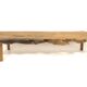 Scandinavian elm coffee table, Sweden, 1970