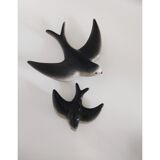 Ceramic swallows 70s