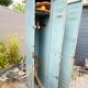 Vintage metal industrial wardrobe