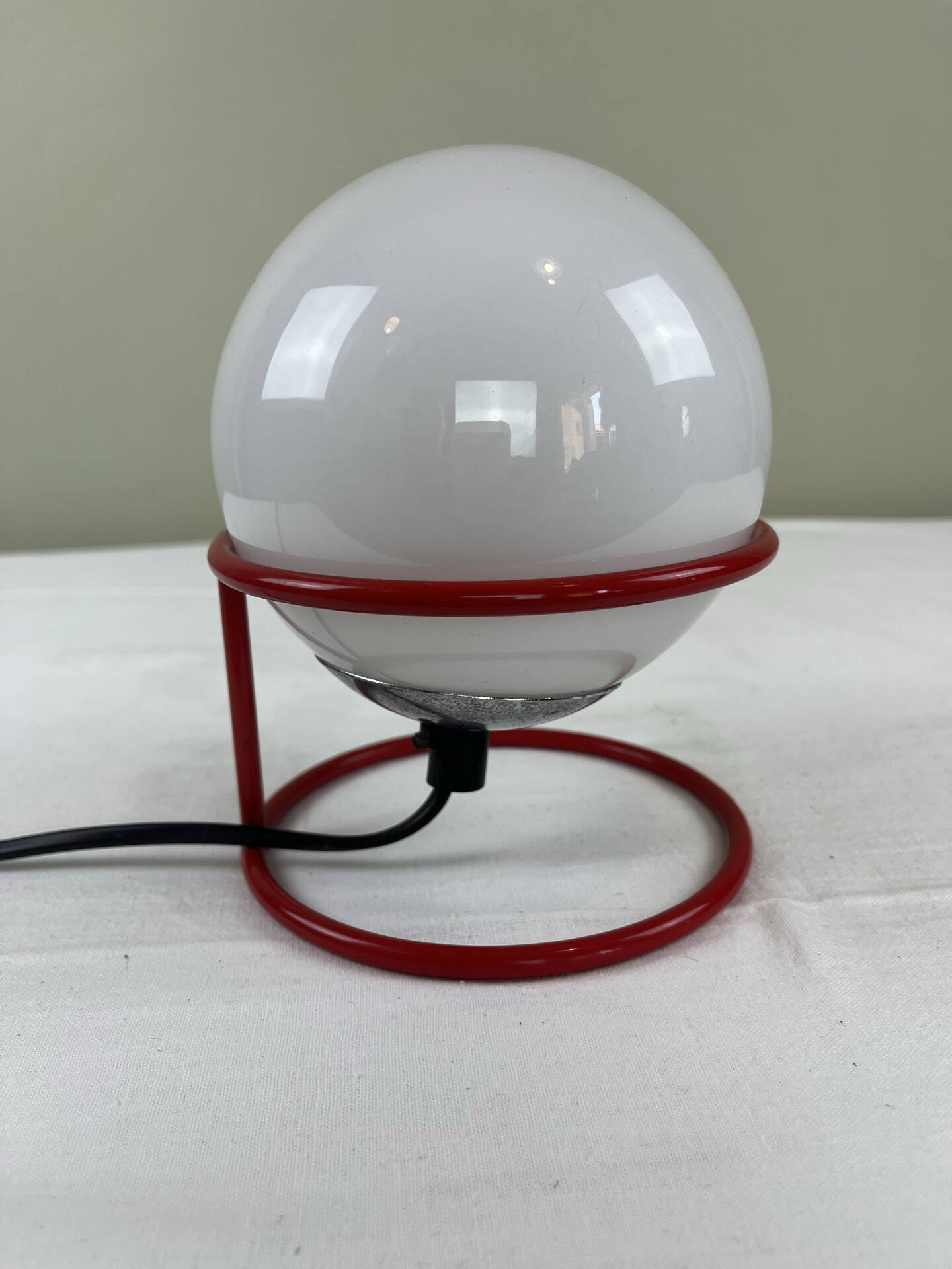 Lampe boule vintage design italien années 70