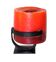 1970 wrought iron candlestick with its period coloured candle.