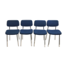 Series of 4 chairs 70s