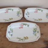 Set of 3 Raviers Villeroy and Boch model Clarissa