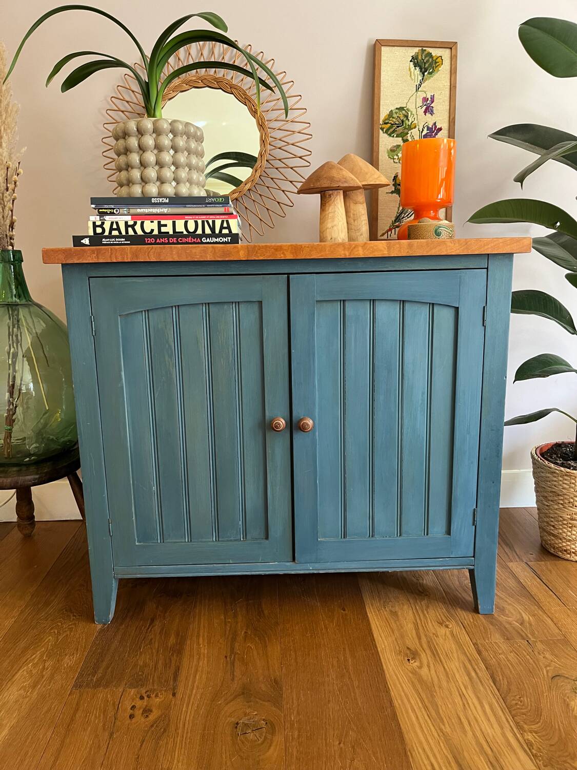 Small Parisian buffet vintage jam cabinet