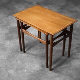 Danish nesting tables in teak, 1960s.