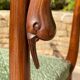 Empire Style Mahogany Swan Neck Bench